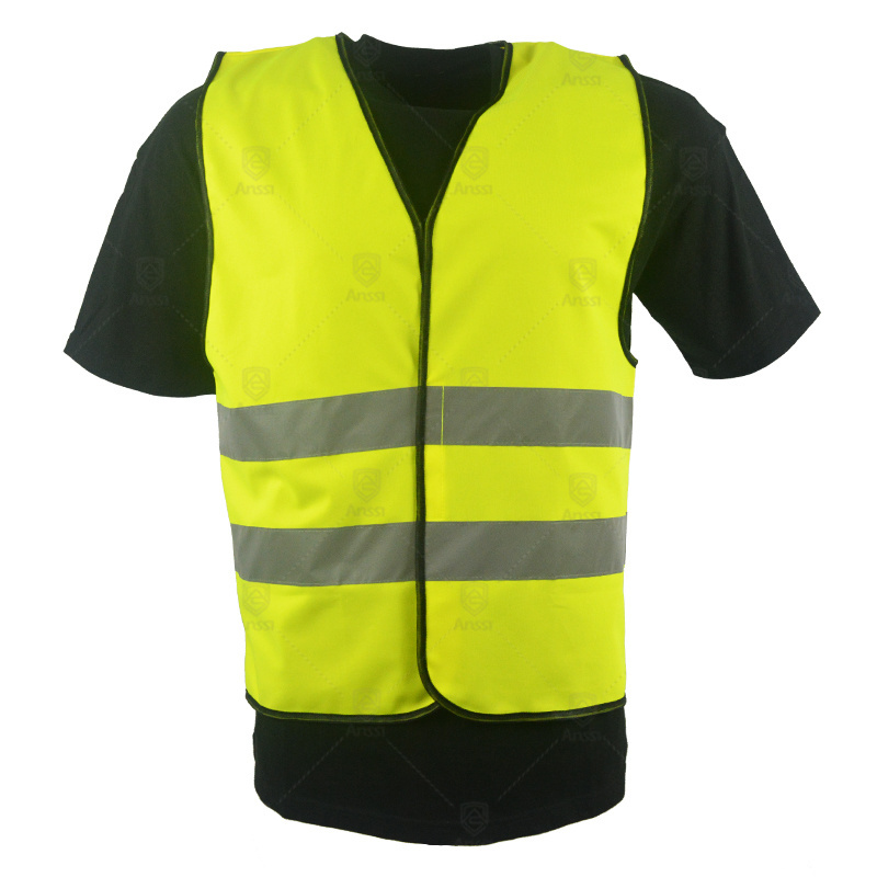 Construction Reflective Clothing Custom construction Hi Vis Sleeveless Vest Road Safety Workwear Work Reflective Safety Vest