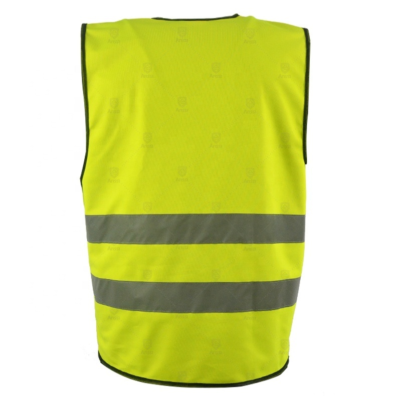 Promotional 100% Polyester Knitted Fabric Reflective Good Quality High Visibility Chalecos Industrial Safety Vests Reflector