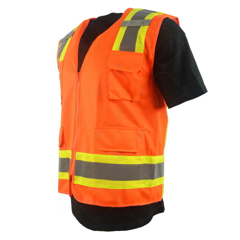 Factory Price Direct Sales Warehouse Reflective High Quality Reflective Safety Construction Vest For Worker Engineer