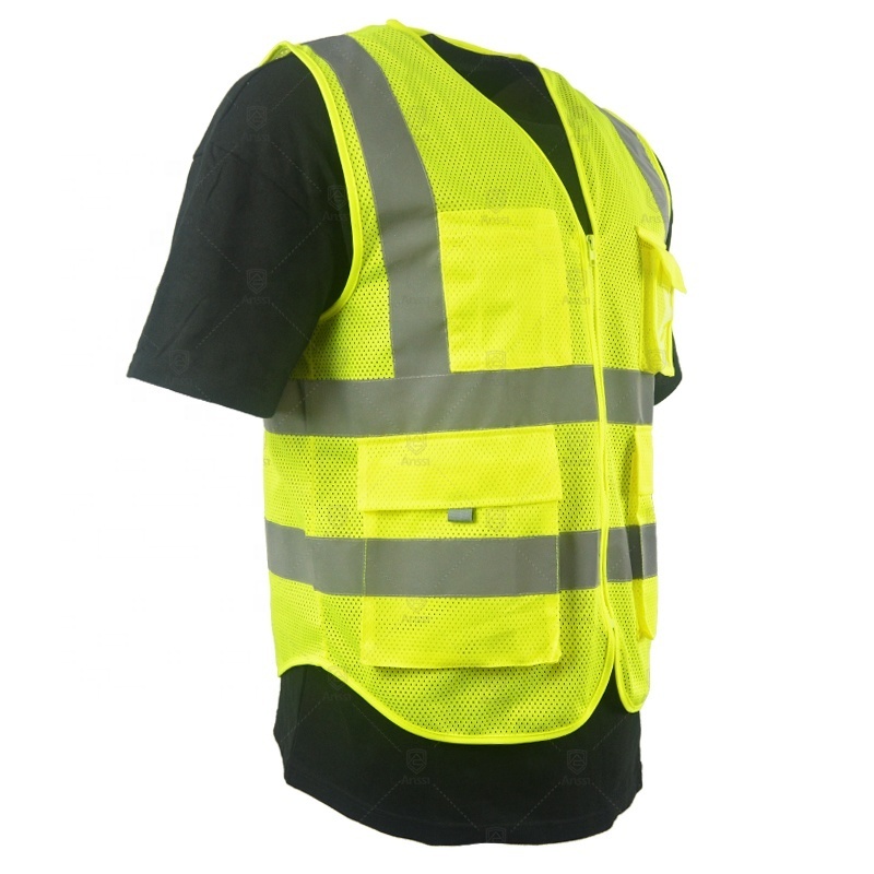 Reflective Safety Clothing,Reflective Vest,Construction High Visibility Hi Vis Work Security Reflector Safety Vest