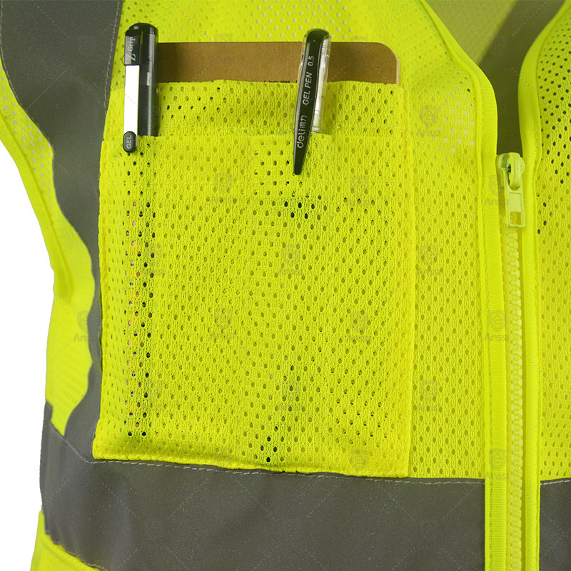 Reflective Safety Clothing,Reflective Vest,Construction High Visibility Hi Vis Work Security Reflector Safety Vest