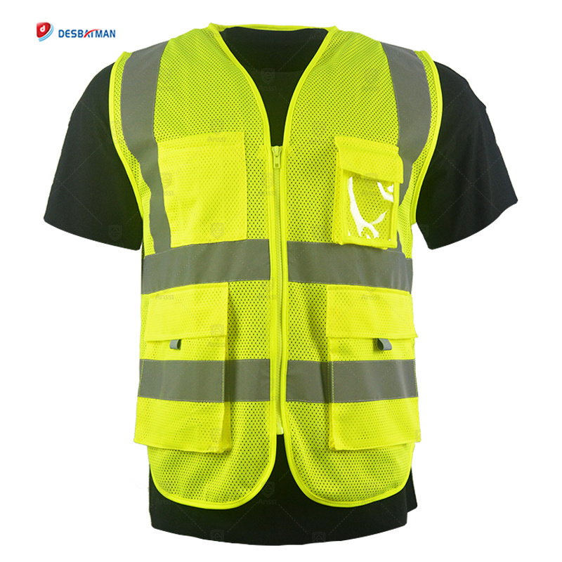 Reflective Safety Clothing,Reflective Vest,Construction High Visibility Hi Vis Work Security Reflector Safety Vest