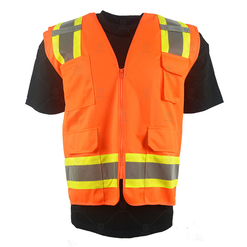 Factory Price Direct Sales Warehouse Reflective High Quality Reflective Safety Construction Vest For Worker Engineer