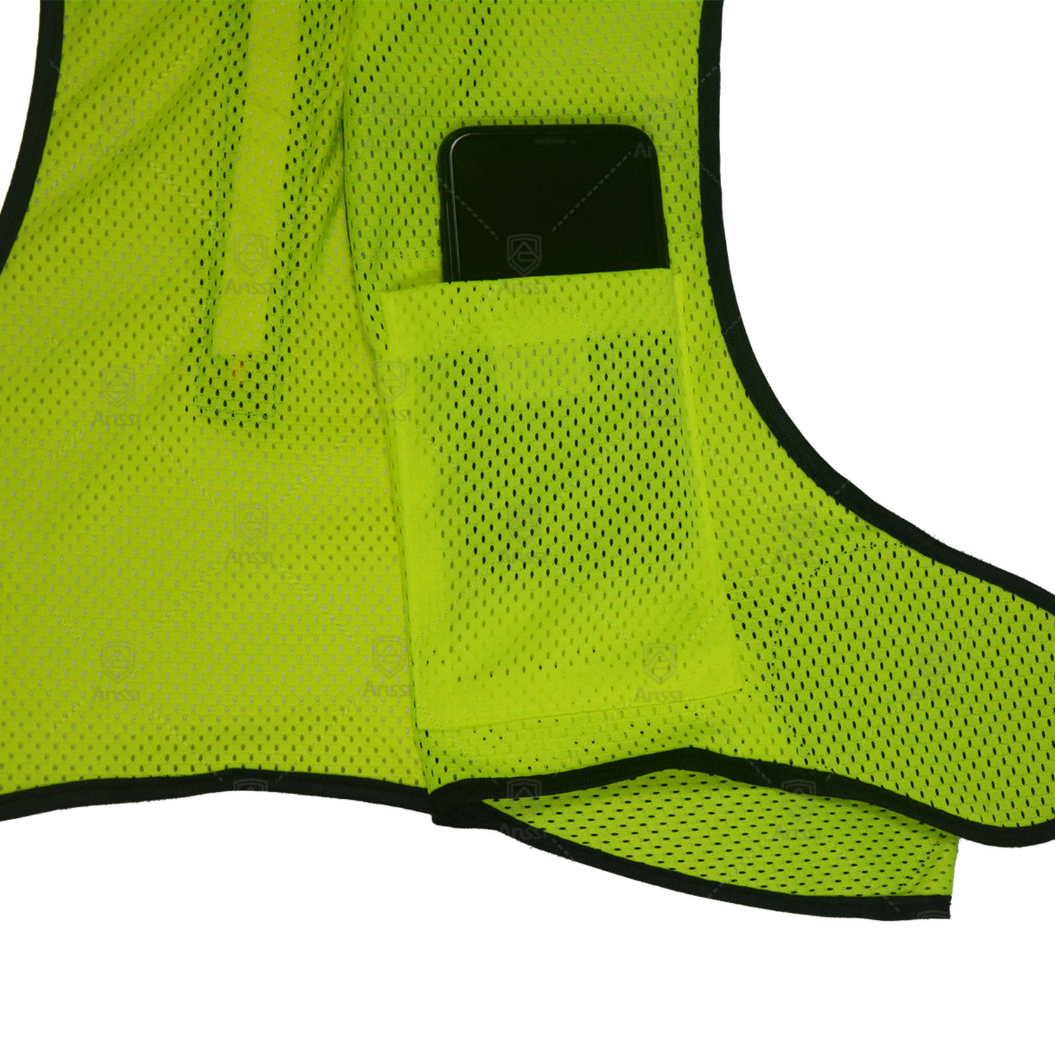 Outdoor Night Running Cycling Sports Flashing Vest Motorcycle LED Fiber Riding Light Up Safety Reflective Jacket Vest