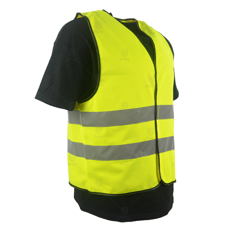 Promotional 100% Polyester Knitted Fabric Reflective Good Quality High Visibility Chalecos Industrial Safety Vests Reflector