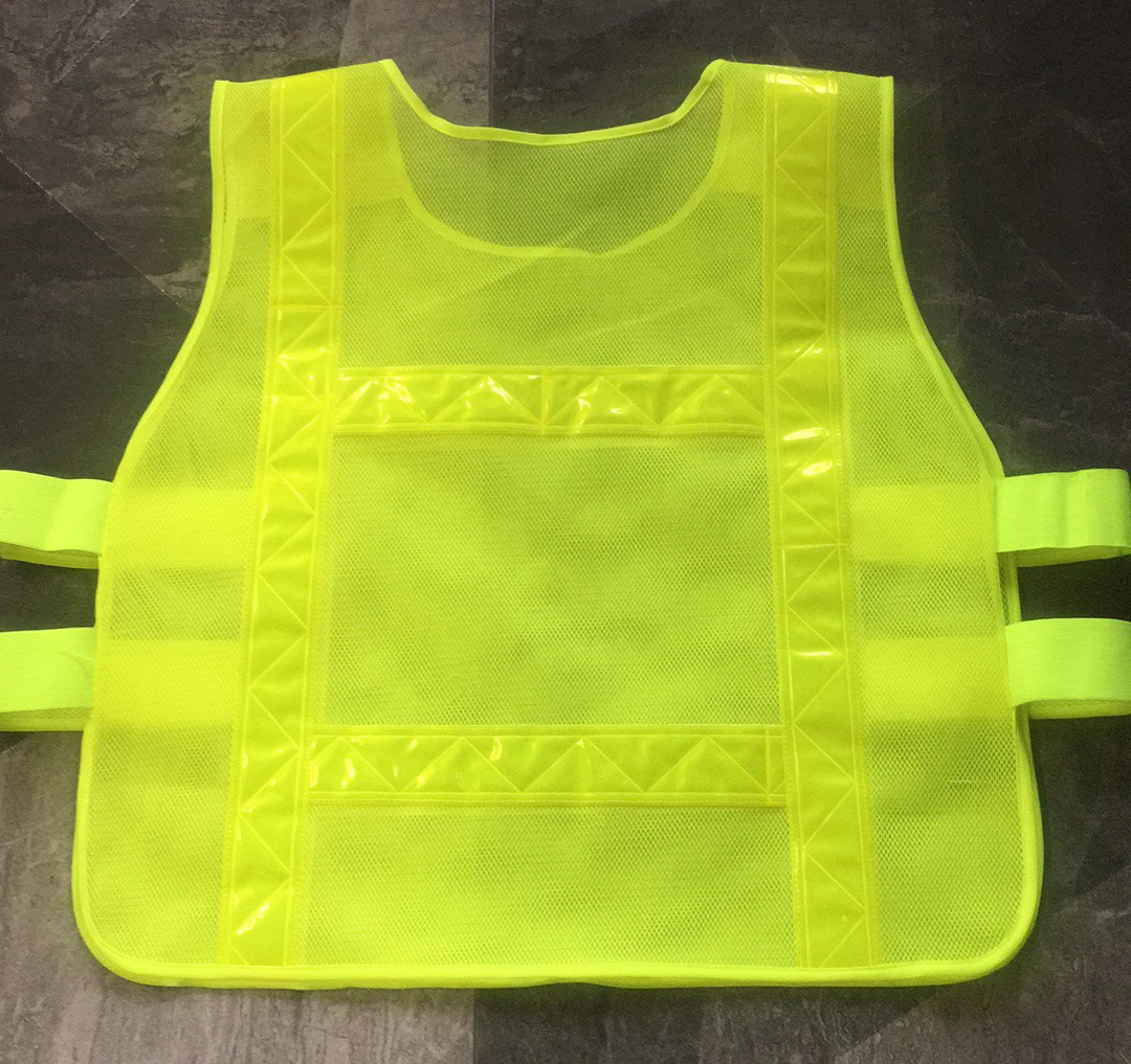 Black High Quality Industrial Engineer Reflective Safety Traffic Workwear Waistcoat Construction Hi Vis Work Vest