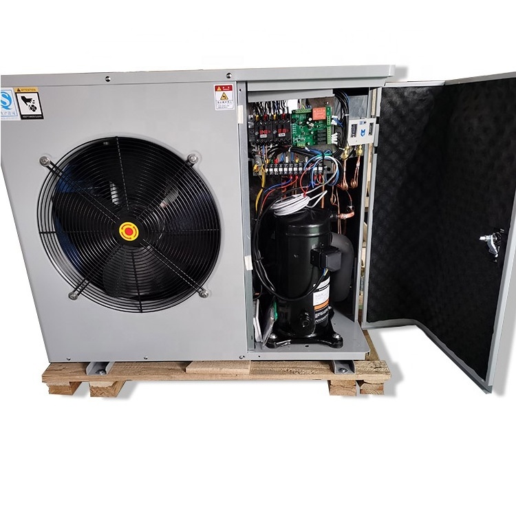 Commercial Scroll  Refrigeration Compressor Two Blower Condensing Unit Price