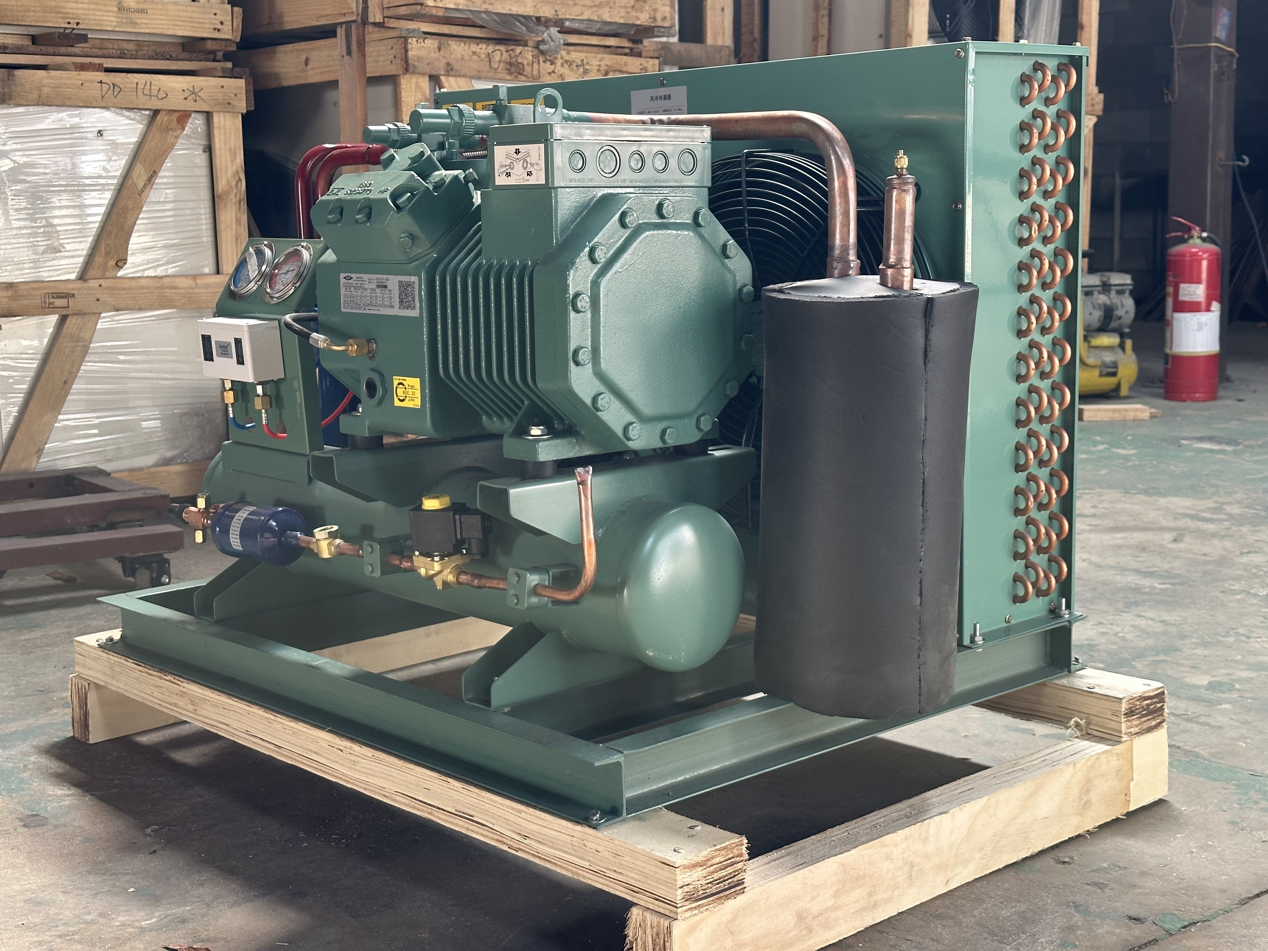 Condensing Unit With Front Discharge Compact Condensing Unit Integrated Refrigeration Condensing Unit Price