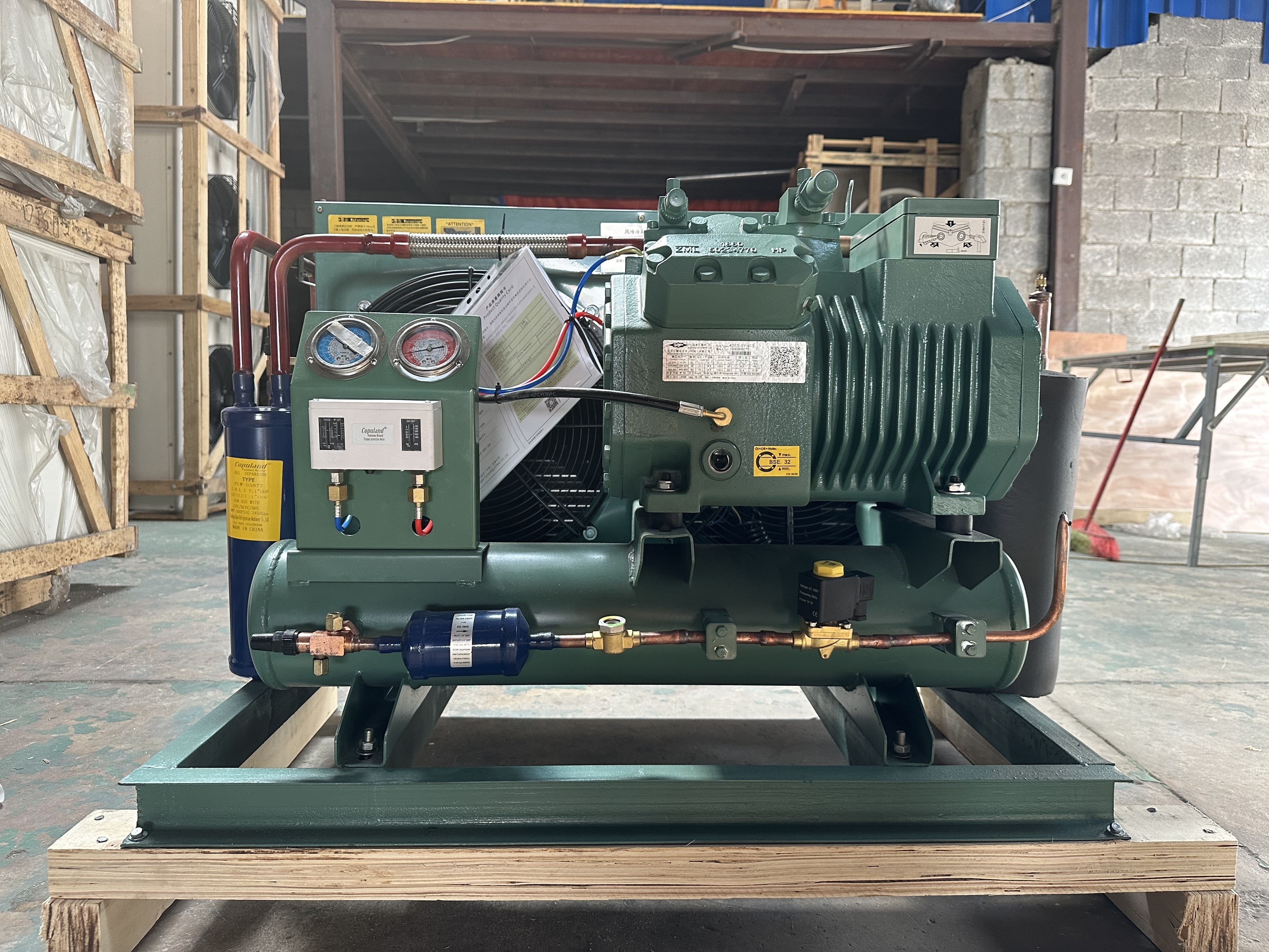 Condensing Unit With Front Discharge Compact Condensing Unit Integrated Refrigeration Condensing Unit Price