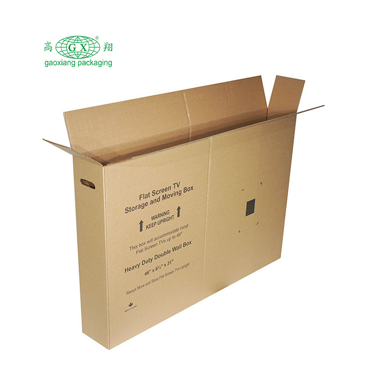 Customized Fold Large High Quality Home Work Products Corrugated Paper Packing Box Carton for Appliances