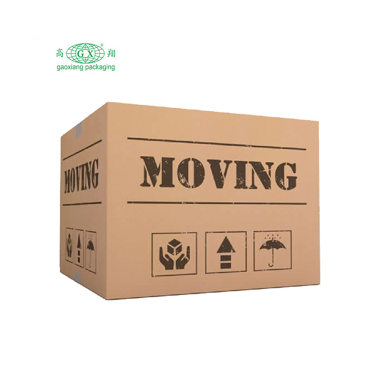 Custom Recyclable Heavy Duty Durable Double Walls Corrugated Moving Shipping Storage Carton Boxes Packaging Boxes