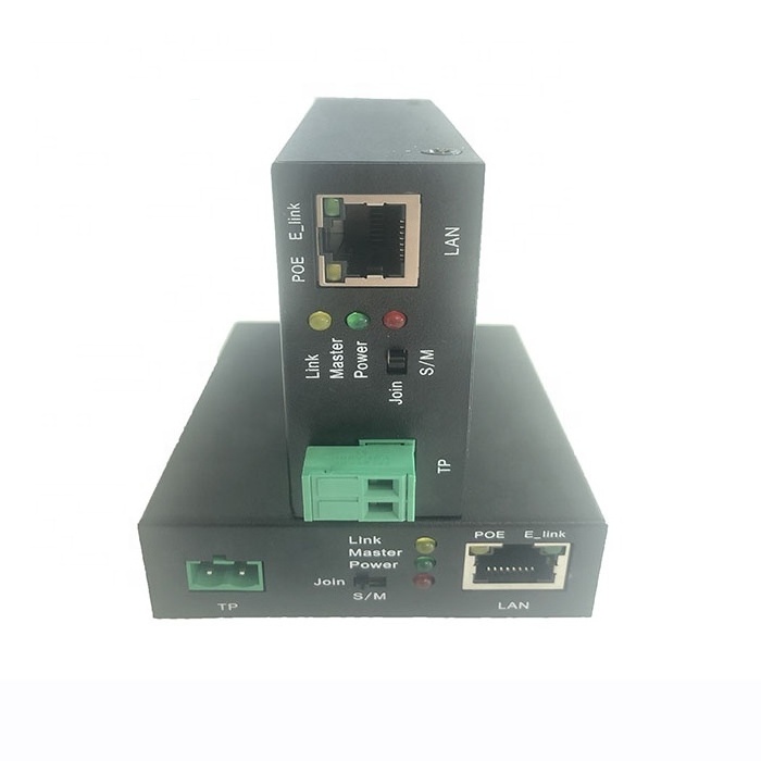 Ethernet Fiber Optical POE Media Converter for CCTV In Elevator-Wire Extend 500M