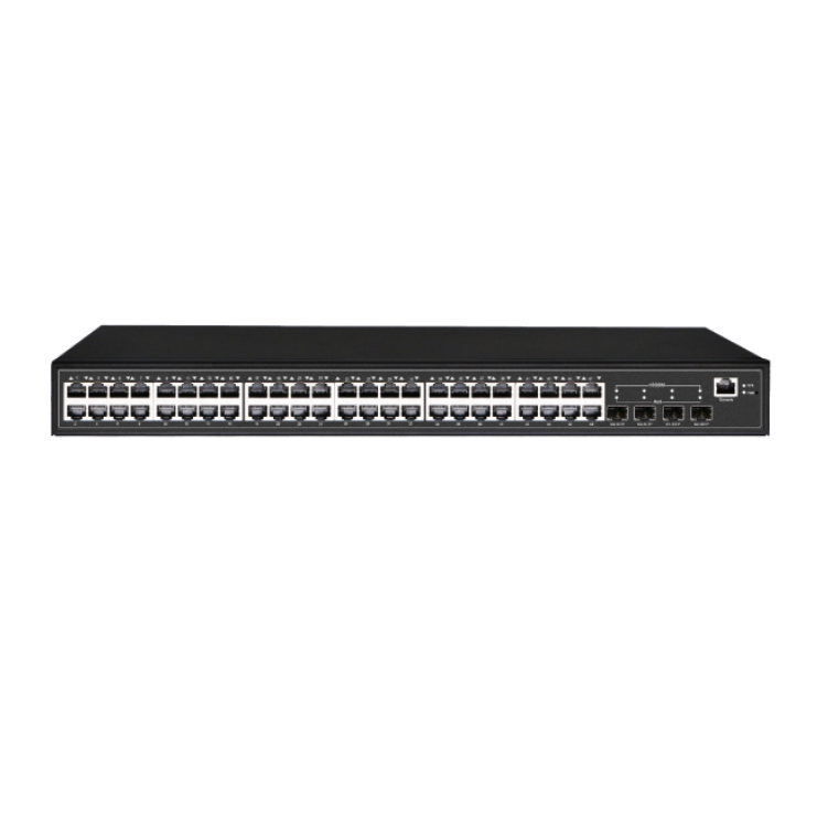 48 PoE+ ports 4 x 10G SFP+ uplink Layer 3 l3 managed 600W 1U Rack-mount gigabit Ethernet PoE switch