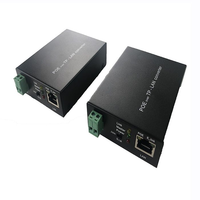 Ethernet Fiber Optical POE Media Converter for CCTV In Elevator-Wire Extend 500M