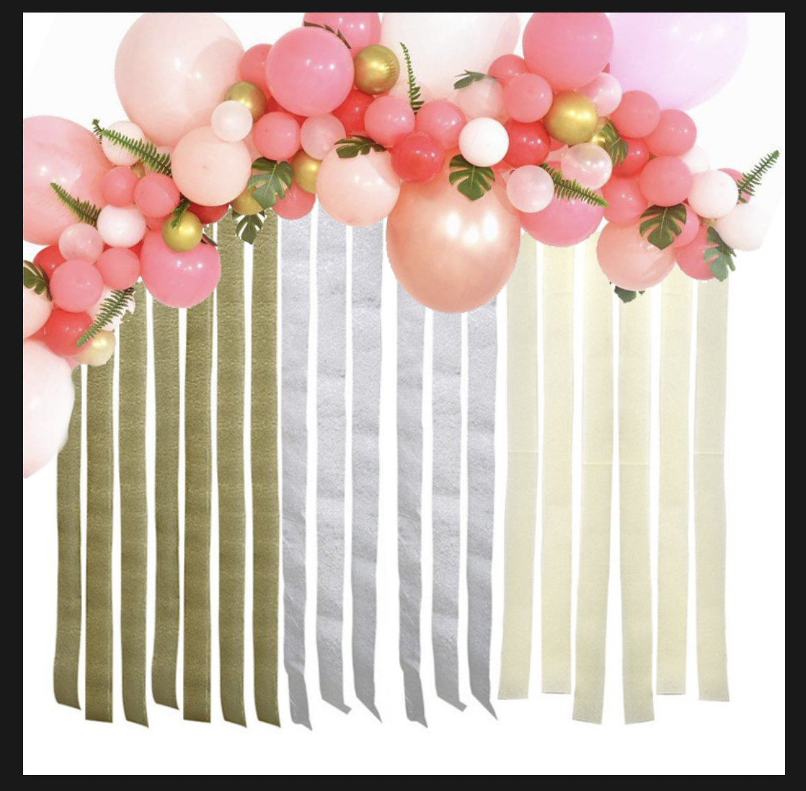 Party Streamer Paper Decorations Crepe Paper for Christmas Birthday Wedding Concert Decoration Event & Party Supplies