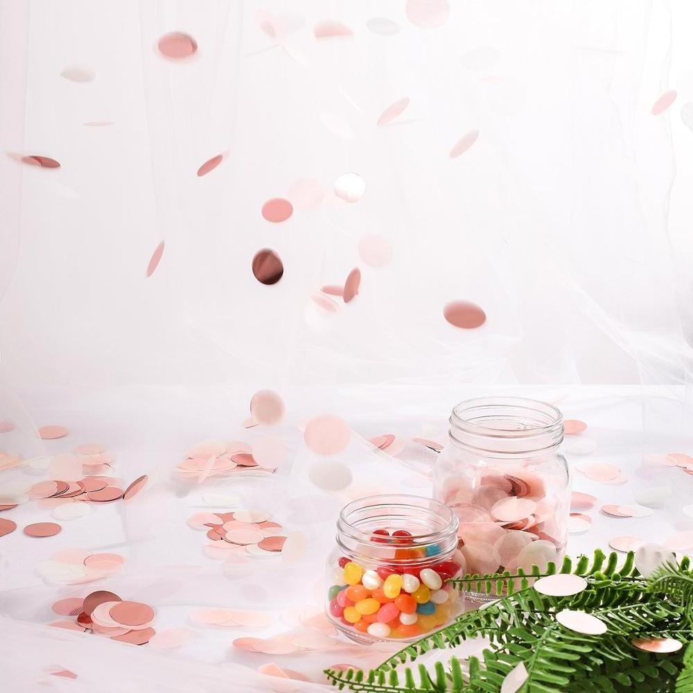 Factory supply Biodegradable Wedding Confetti Tissue Paper Rose Gold Confetti