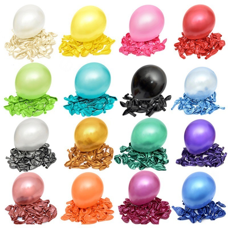 Top quality Wholesale Balloon Supplies Birthday Wedding Party decoration 12 inch helium quality pearl plain color latex balloons