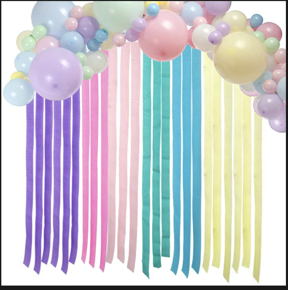 Party Streamer Paper Decorations Crepe Paper for Christmas Birthday Wedding Concert Decoration Event & Party Supplies