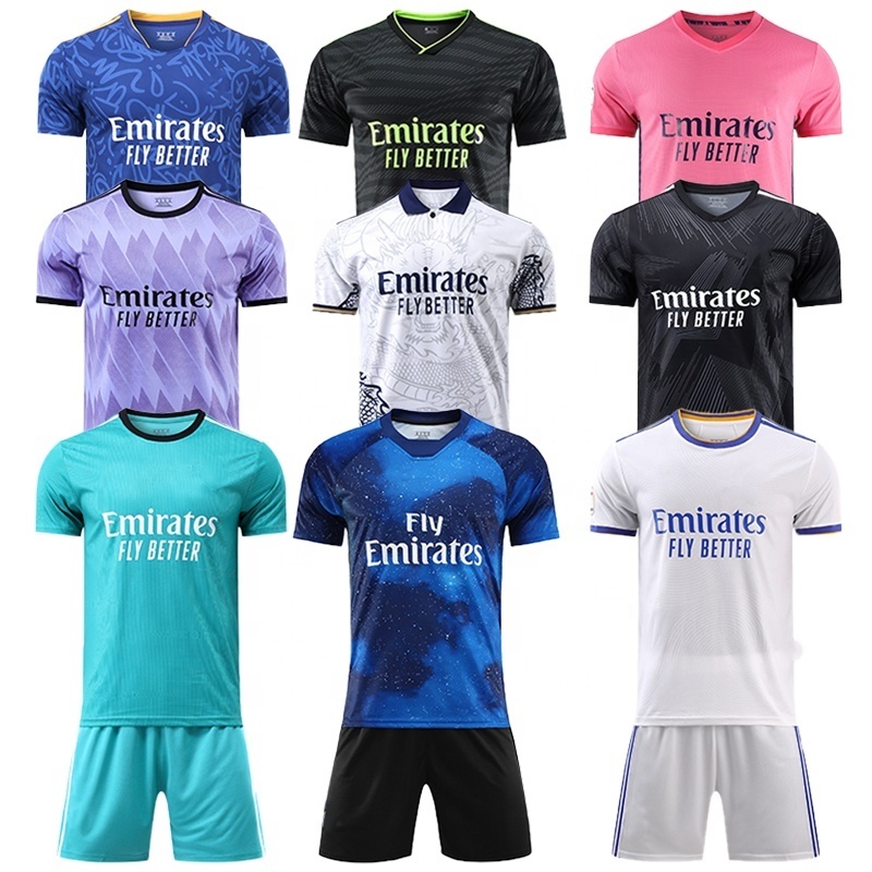 Custom Men Football Jerseys OEM Training Player Fan Version Germain Club Quick Dry Football Wear Soccer Uniforms Jersey for men