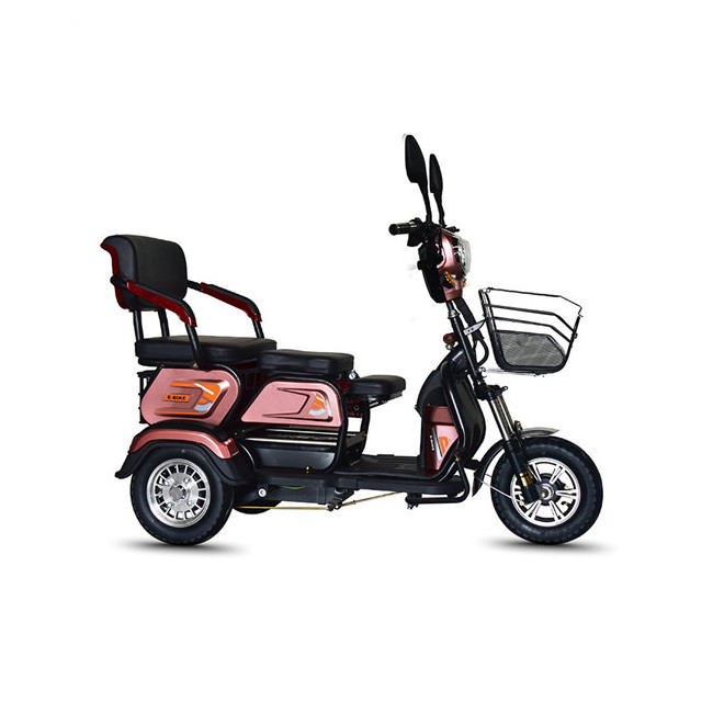 China Made Low-Cost 650W Tricycle with Battery  mini electric car Three rounds for family disabled persons