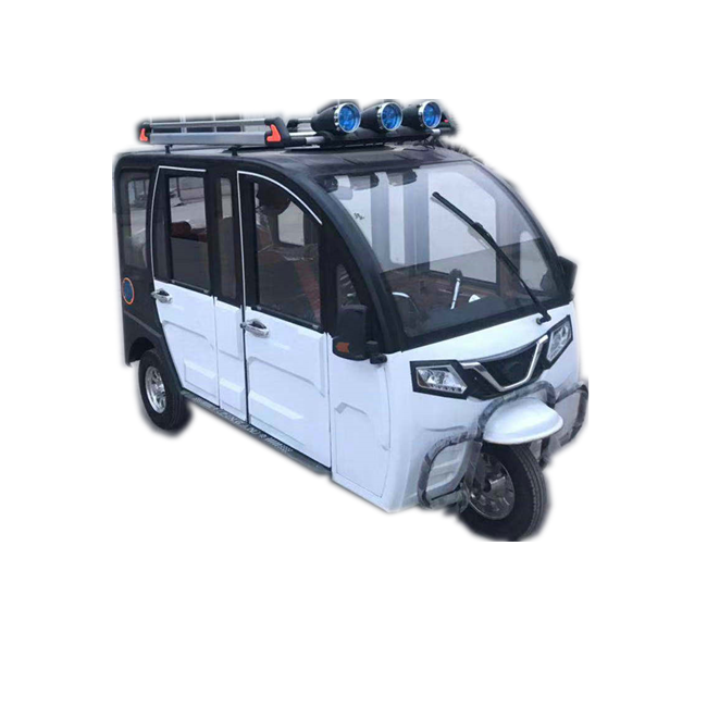 Closed Passenger Electric Tricycle Bajaj Tricycle for Sale Closed Passenger Tricycle Ce Red 60V Velo Mobile Closed Drum Brake