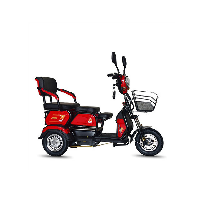 China Made Low-Cost 650W Tricycle with Battery  mini electric car Three rounds for family disabled persons