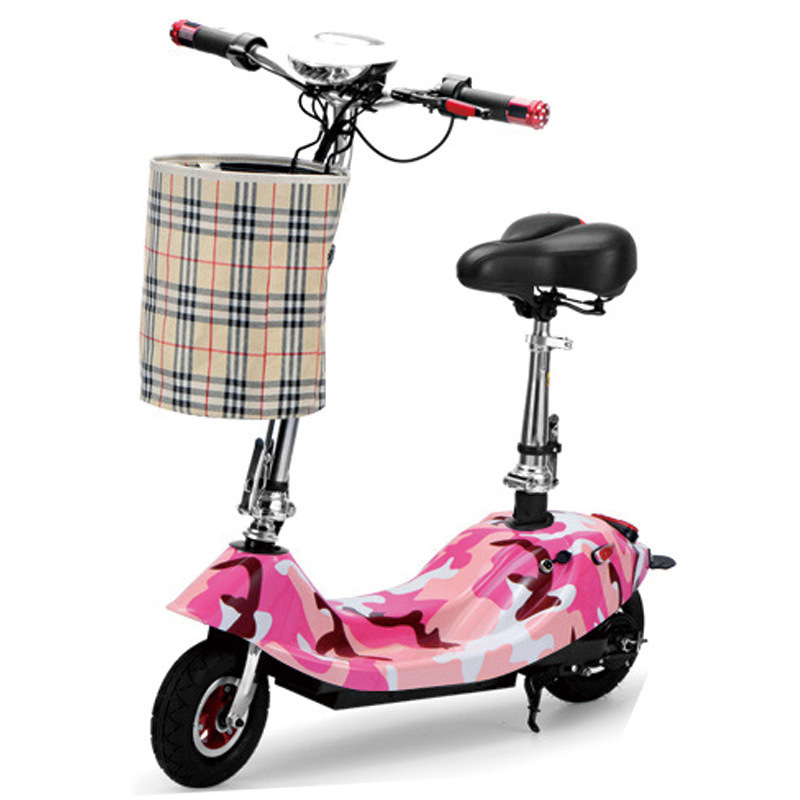 Little Dolphin Electric scooter Adult Folding Bicycle Mini Electric Vehicle Portable Scooter