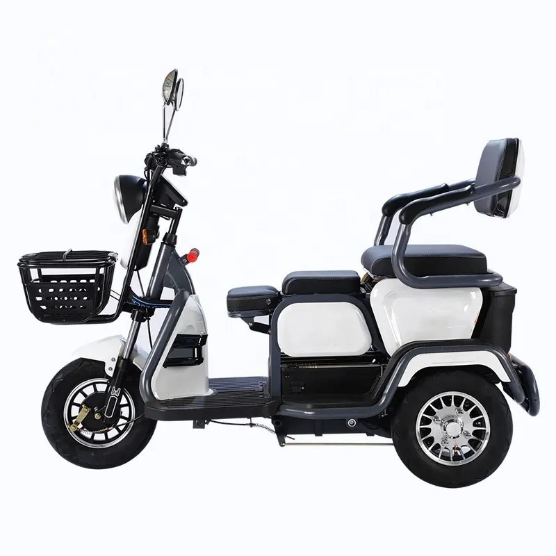 Hot sale Electric mobility scooter 3 seat Electric pedicab three wheels passenger E trike for the elderly