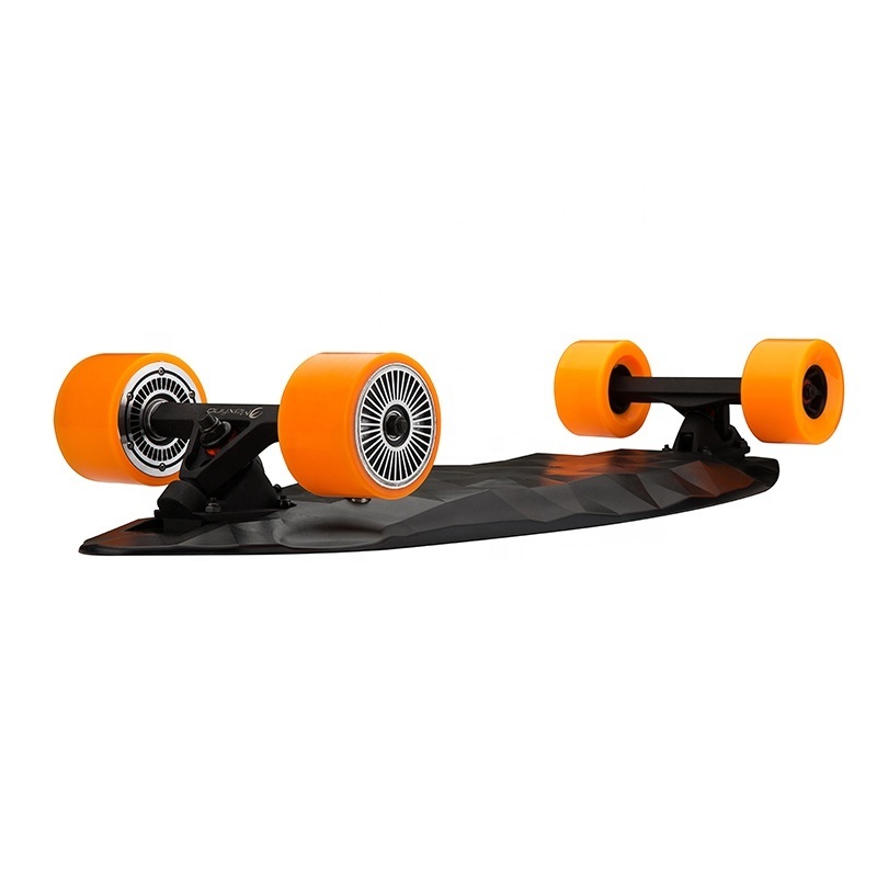 High quality 500W 38 km/h dual hub motor electric skateboard