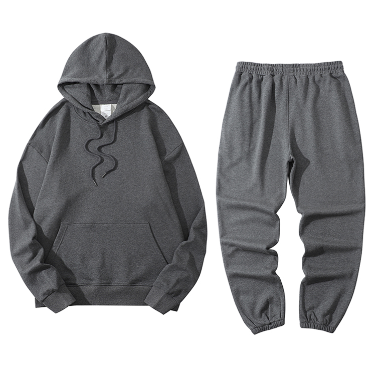 2023 New Arrivals OEM Men 100% Cotton suit Wholesale Sweat Suits Casual Oversized Unisex Sets Tracksuits