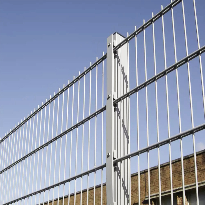 High Tensile 656 Or 868 Metal Steel Stainless Steel Fence Panels Powder Coated Metal Double  Fence