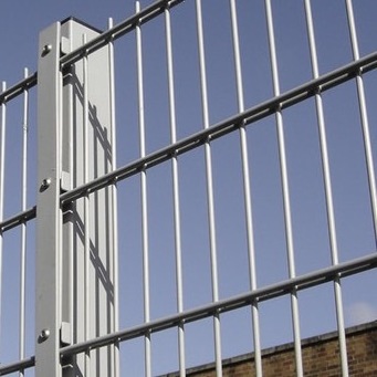 High Tensile 656 Or 868 Metal Steel Stainless Steel Fence Panels Powder Coated Metal Double  Fence