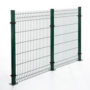 Easy To Install Welded Wire Mesh Fence Panels With Post Pillar Welded Wire Mesh Fence