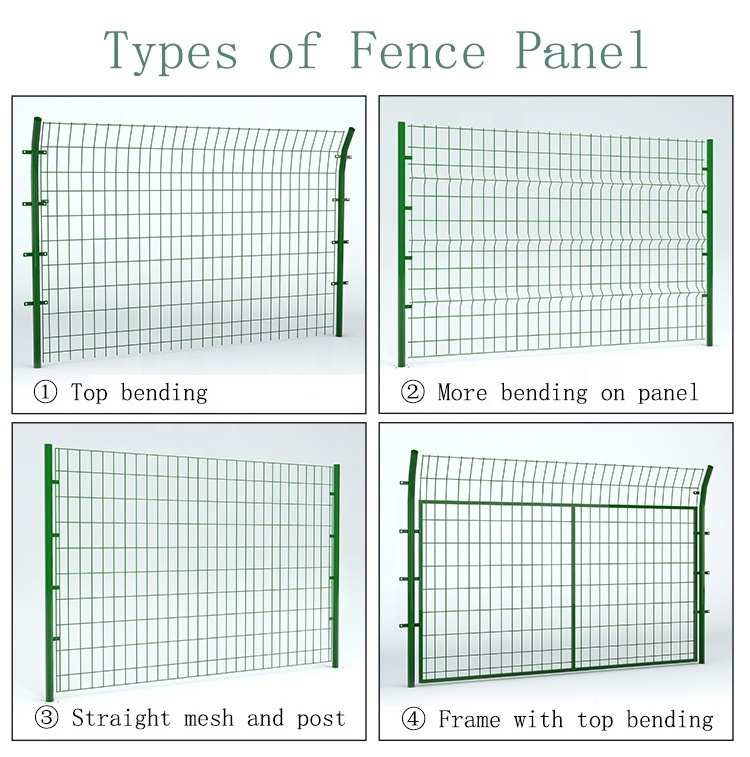 3d metal welded fence galvanized welded fence v mesh fence