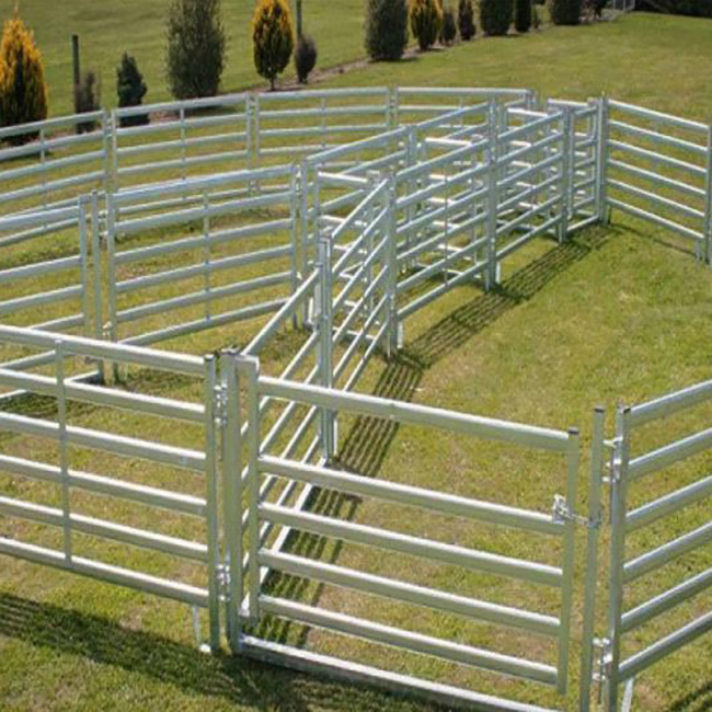 High Quality Galvanized Used Corral Panels Used Horse Fence Panels Livestock Metal Fence Panels