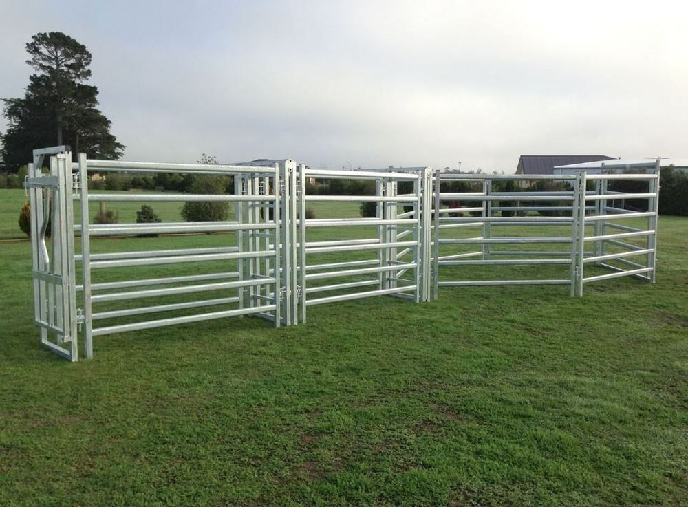 USA 12 ft Heavy duty Livestock Cattle Corral Fence and Horse Round Pen Panels