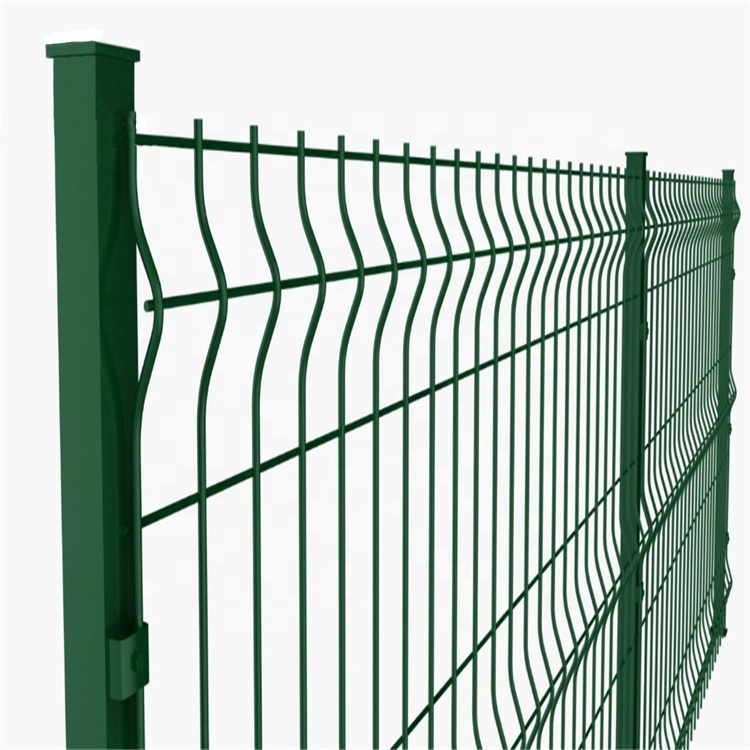 Easy To Install Welded Wire Mesh Fence Panels With Post Pillar Welded Wire Mesh Fence