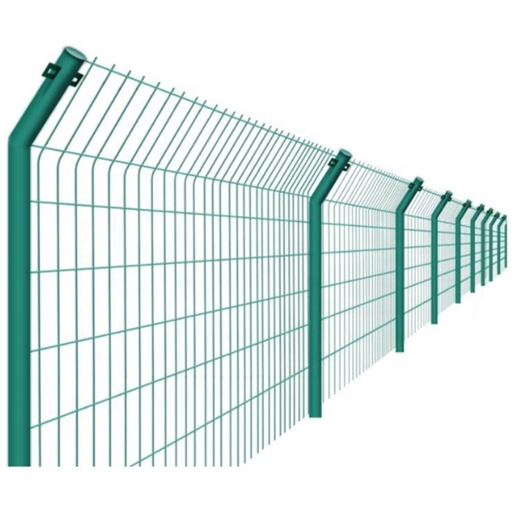 pvc coated 50x200mm high quality 3d bending curved welded wire mesh farm garden fence panel