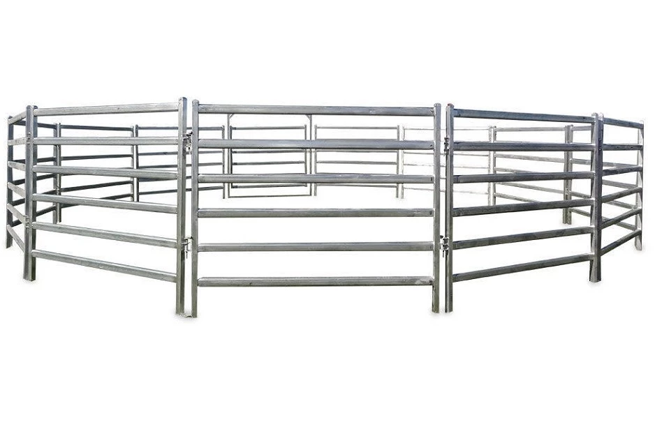 2020 hot sale australia mobile cow 16 foot sheep cattle feed feedlot yard pins included livestock fence panel