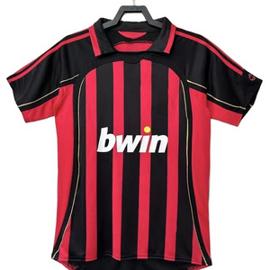 2006/07 AC Milan at Home Season Retro Player Version Football Soccer Jersey