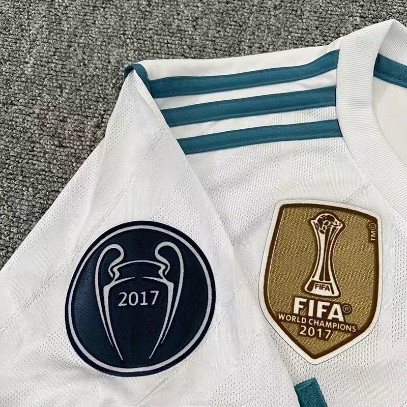 17-18 jerseys retro No.7 Ronaldo modric Benzema Champions League final football suit