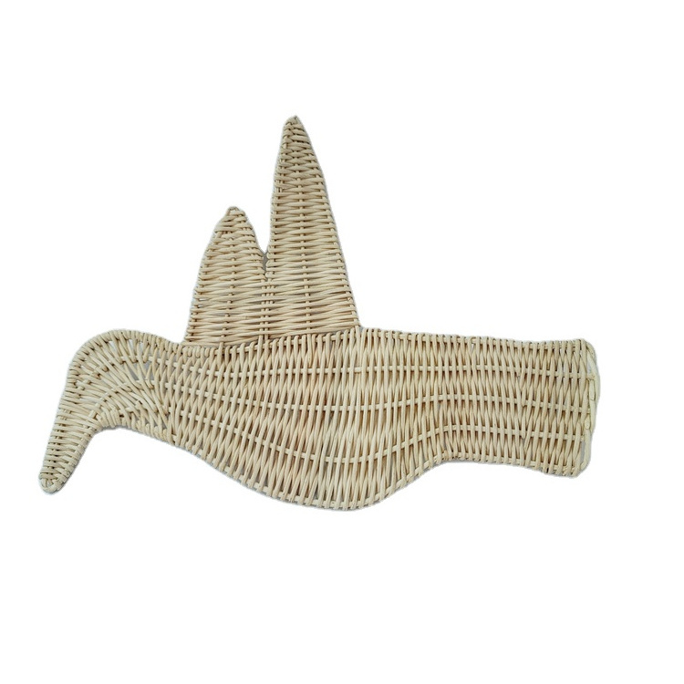 rattan pigeon wall hanging birds shape set of three for nursery kids swallow wall hanging rattan wall decor