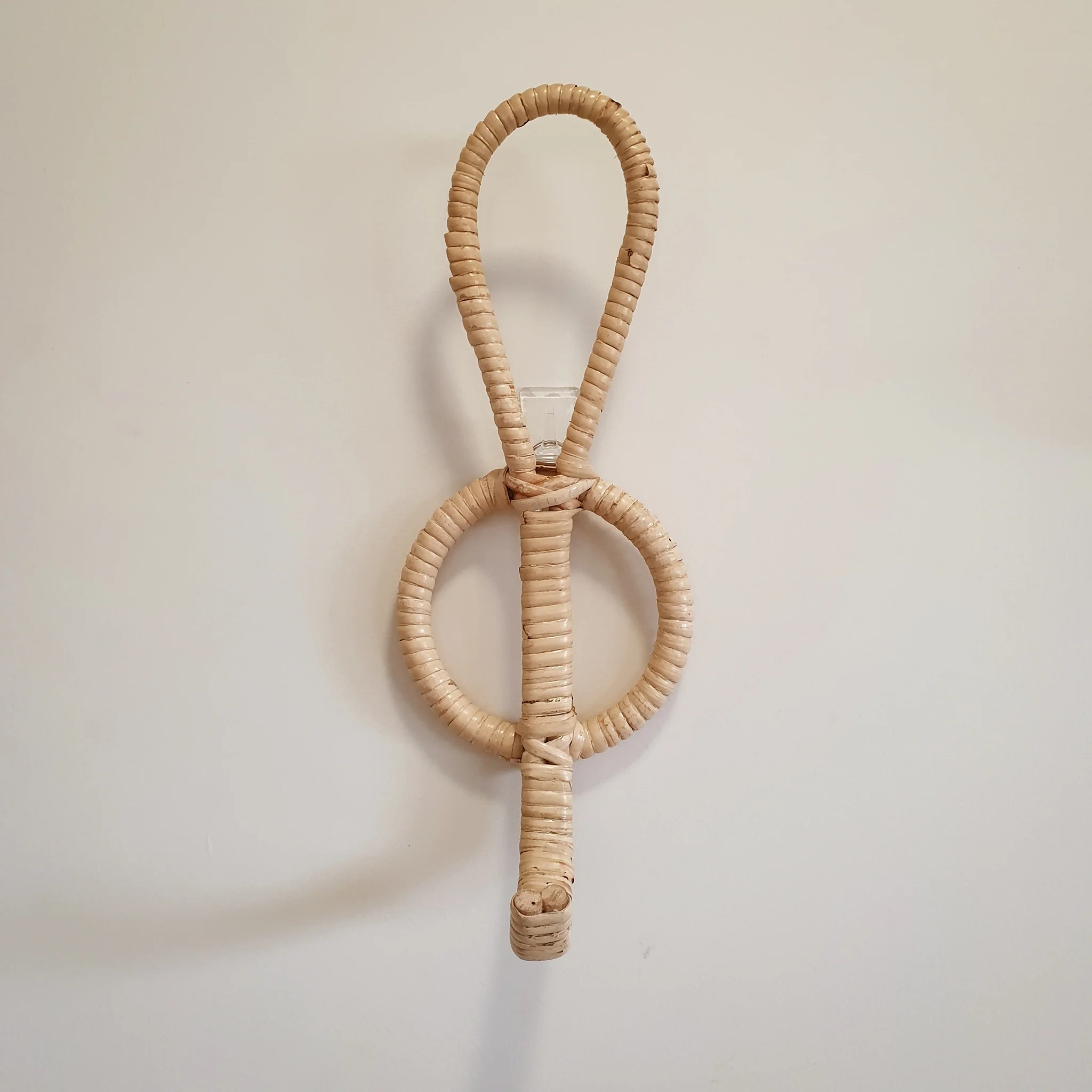 Best quality Rattan wall hangers for hanging personal items hanging clothes hats backpacks home decoration as eco-friendly gifts