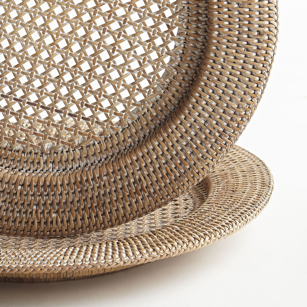 Wholesale Natural Round Woven Placemats Rattan Seagrass Water Hyacinth  Placemat Rattan Placemats Charger Plate