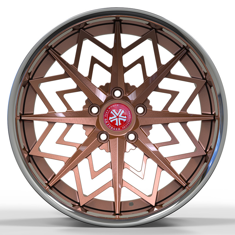 High Fashion Rose Gold Forged Wheel For Passenger Car