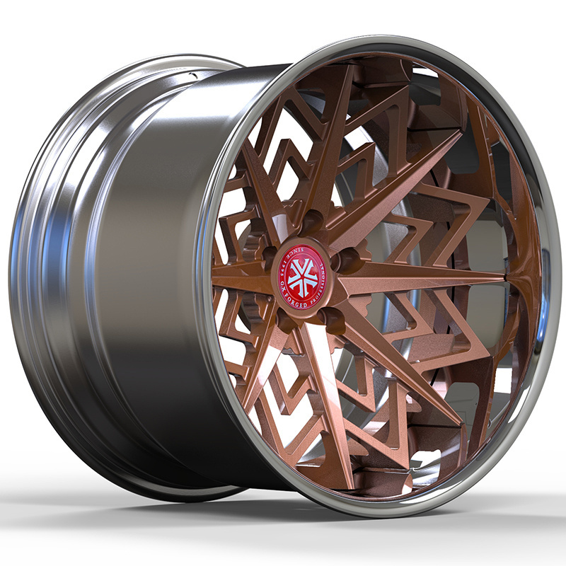 High Fashion Rose Gold Forged Wheel For Passenger Car