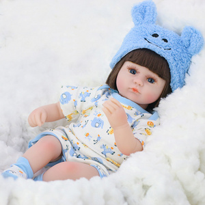 Wholesale 18 Inch Lifelike Rebirth Girl Alive Doll Baby Doll Reborn Bebe For Kids