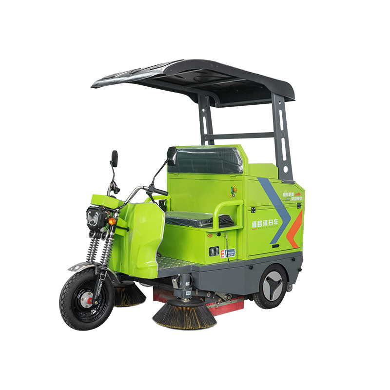 ZMX-S1400B Electric Small Street Sweeper Automatic Ride-on Road Sidewalk Cleaner Industrial Floor Sweeping Machine Core Motor