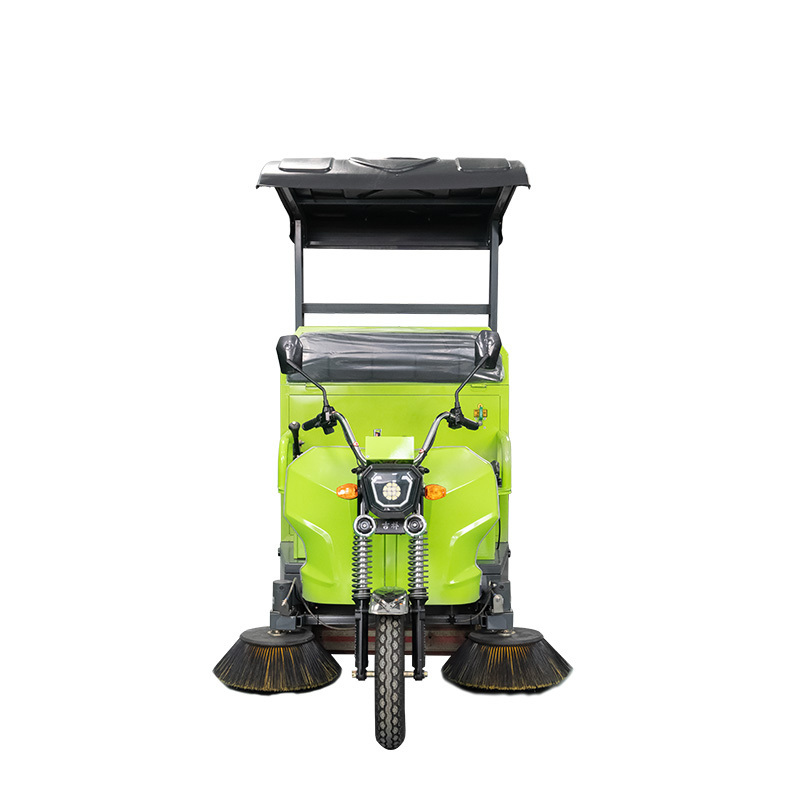 ZMX-S1400B Electric Small Street Sweeper Automatic Ride-on Road Sidewalk Cleaner Industrial Floor Sweeping Machine Core Motor