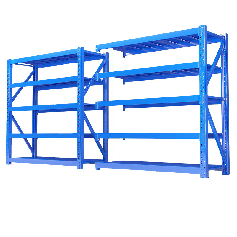 premium CE  qualified 500 KG per shelf  with adjustable  4 tiers, steel shelving units for home or professional storage solution